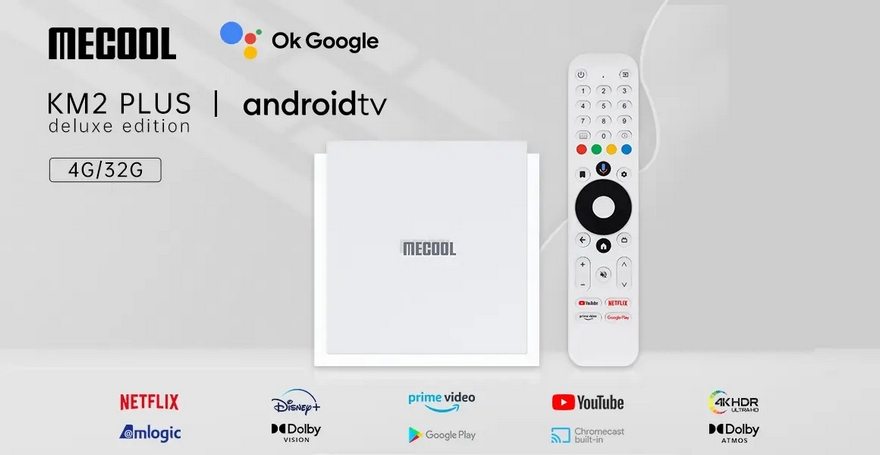 MECOOL KM2 PLUS Deluxe Android TV 11 box 4K